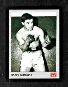 Tarjeta de boxeo deportiva Rocky Marciano "The Brockton Bomber" 1991 AW #105 - Imagen 1 de 1