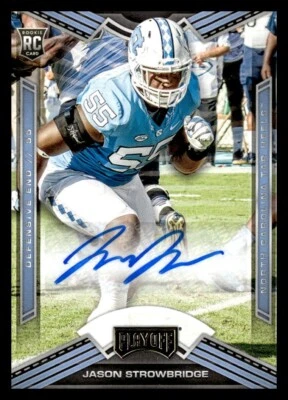 2020 Playoff Draft Picks Signatures #8 Jason Strowbridge RC AU - Image 1 of 2
