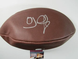 Autógrafos firmados de fútbol americano OJ Mcduffie de los Miami Dolphins Wilson JSA - Imagen 1 de 4