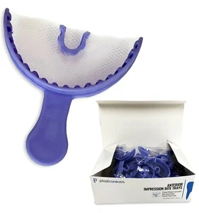 280 (8 bolsas) bandejas de impresión de registro de mordeduras dentales molde alginato (anterior) - Imagen 1 de 7