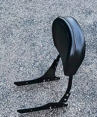  Non Detachable Black Backrest Sissy Bar for 2006+ Harley Davidson Dyna Street — 第 1/4 张图片