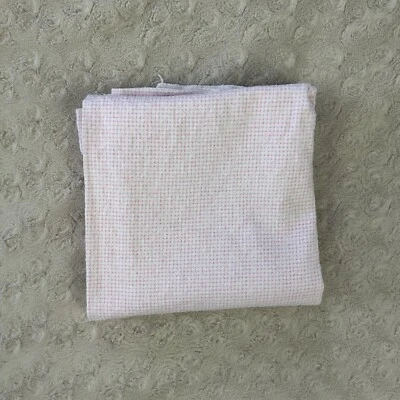 Manta de franela a cuadros de guinga rosa y blanca para recibir bebés Foto 1 de 4