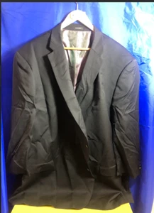 Men's Jean-Paul Germain Black Wool Sports Jacket Size 66L - Picture 1 of 1