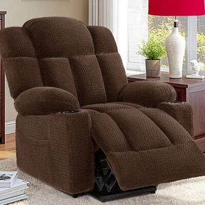 Power Lift Recliner Chair Sofa for Elderly with Massage and Heated, 3-Position - Picture 1 of 18