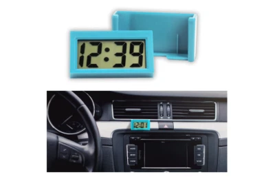 Reloj Digital Pequeño, Mini Coche Salpicadero Reloj Funciona con Batería, Coche Camión Salpicadero Foto 1 de 4