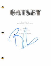 Baz Luhrmann Signed Autograph The Great Gatsby Full Movie Script - Tobey Maguire