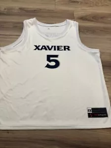 Men's Xavier Basketball Prosphere Team Jersey #5 Kunkel Size 2XL - Picture 1 of 4