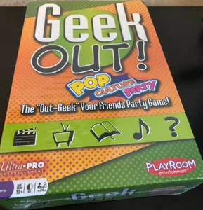 Geek Out Pop Culture 2014 Party Game Playroom  - New & Factory Sealed - Picture 1 of 3