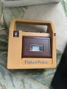 Vintage 1987 Fisher Price #826 Cassette Tape Recorder Player
