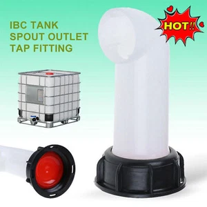 IBC Container Adapter Auslaufstutzen  Auslauftülle Regen Wassertank Zubehör60mm - Bild 1 von 10