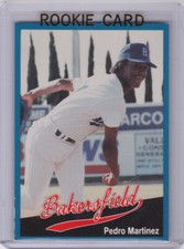 PEDRO MARTINEZ RARE $$ ROOKIE CARD 1991 Cal League Cards BAKERSFIELD Dodger RC!