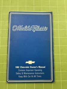 1982 CHEVROLET MALIBU CLASSIC OWNERS MANUAL OEM ORIGINAL FACTORY. M9 - Picture 1 of 2