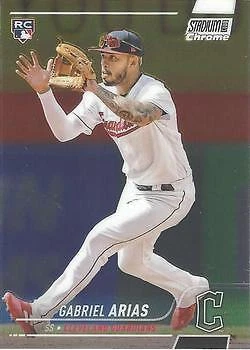 Gabriel Arias 2022 Stadium Club Chrome #339 RC Cleveland Guardians - Image 1 of 2