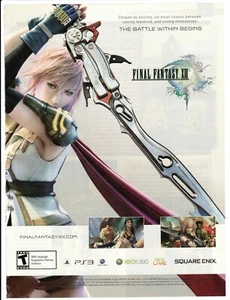 Original Retro 2010 Final Fantasy XIII video game ad - Picture 1 of 1