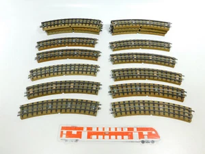 AL385-2# 26x Märklin H0/00/AC Track Piece M-Track Curved For 3600/800 - Picture 1 of 5