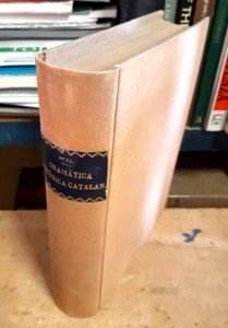 HISTORISCHE KATALANISCHE GRAMMATIK - FRANCISCO DE B. MOLL - MADRID 1952 - Bild 1 von 2