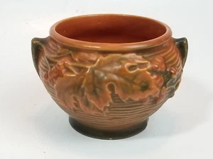 Vintage Roseville Pottery Orange/Green Floral BUSHBERRY Vase 657 - 3 - Picture 1 of 6