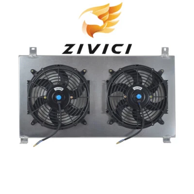 13451 3Row All Aluminum Shroud+fan For 2015-2019 Honda City/Fit 1.5L - Image 1 of 4