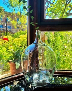 21" Extra Large Floor Glass Vase for Pampas Grass, Clear Tall Farmhouse Decor... - Picture 1 of 9