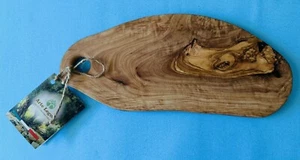 Arte Legno Oval Cutting Board Olive Wood Beautiful Grain, NWT Made in Italy - Picture 1 of 8