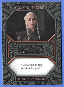2021 Game of Thrones Iron Anniversary Daenerys Targaryens KOSTÜMMATERIAL QC2 - Bild 1 von 2