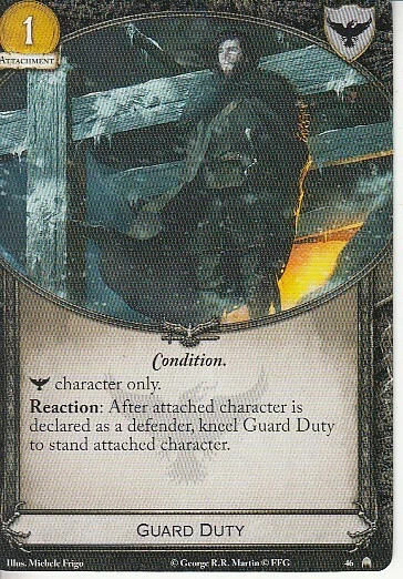 Guard Duty AGoT LCG 2.0 Game of Thrones Pit of Snakes 46 - Image 1 of 1