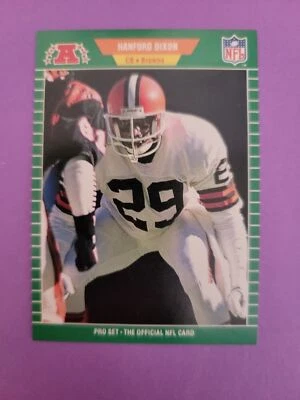 1989 Pro Set  #75 Hanford Dixon - Cleveland Browns - Image 1 of 2
