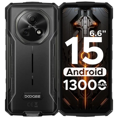 DOOGEE FIRE 5 Outdoor Handy Smartphone Android 15 12GB+64GB 13000mAh Octa Core - Bild 1 von 4