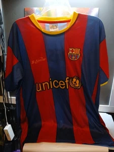 Camiseta de Fútbol Barcelona #10 Fútbol Club España Rayas SS Camiseta Hombre L - Imagen 1 de 9
