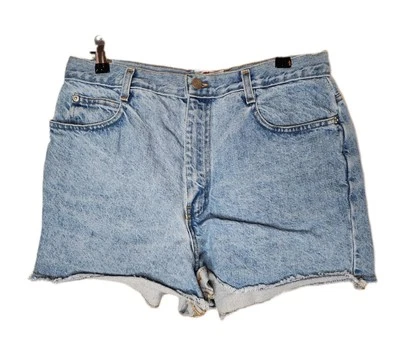 Carolina Blues 女式蓝色牛仔短裤 31 码 — 第 1/4 张图片
