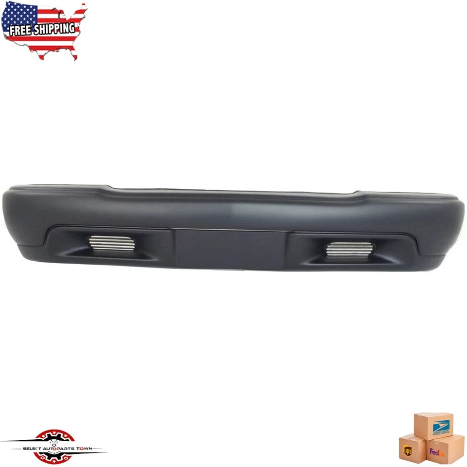 Fits 1998-2004 GMC Sonoma Front Bumper Cover W/o Tow Hook Hole Primed GM1000557 - Image 1 of 4