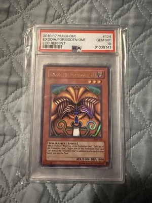 Yu-Gi-Oh! 2010-2017 Exodia/Forbbiden One Lob Reprint PSA 10 GEM MINT - Image 1 of 2