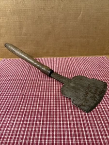 18th Century Unusual Chopper W Large Forged Blade & Long Handle , Prim Country - Picture 1 of 10