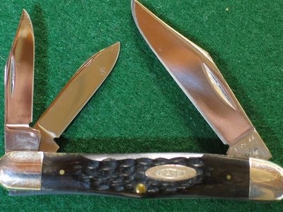 Case XX USA 10 dot 6308 brown bone Whittler-1980 - Image 1 of 4