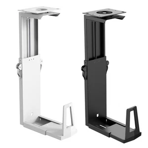 CAVO Tisch Halterung PC Gaming Unterbau mit 360-Grad-Drehung Weiß/Schwarz B-Ware - Bild 1 von 9