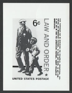Law and Order, Scott 1343, USPS Black & White Publicity Photo (4"x3") - Picture 1 of 3