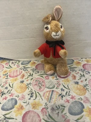 Small Dan Dee Peter Rabbit 2 Movie Flopsy Easter Bunny Basket Plush Figure Toy - Image 1 of 4