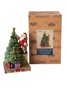 "Árbol de Navidad decorativo de Papá Noel colección Heartwood Creek Jim Shore 9,5""" - Imagen 1 de 7