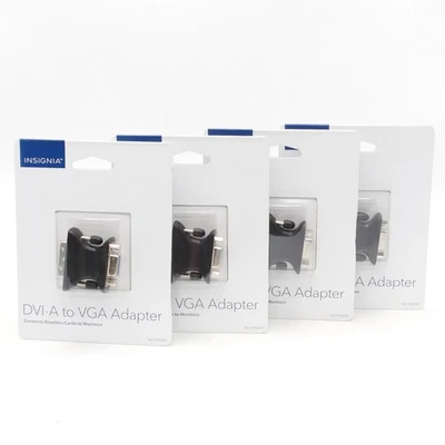 Insignia DVI-A to VGA Adapter (NS-PV90501) Pack of 4 - Image 1 of 4