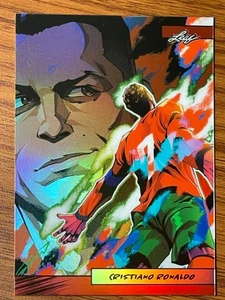2024 Leaf Metal Prizm ANIME NATION Manga CRISTIANO RONALDO RED VARIANT # 20 /25 - Picture 1 of 5