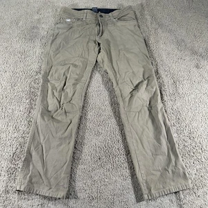Kuhl Kanvus Jean Pants Mens 33x32 Khaki Vintage Patina Dyed Canvas Outdoor - Picture 1 of 20