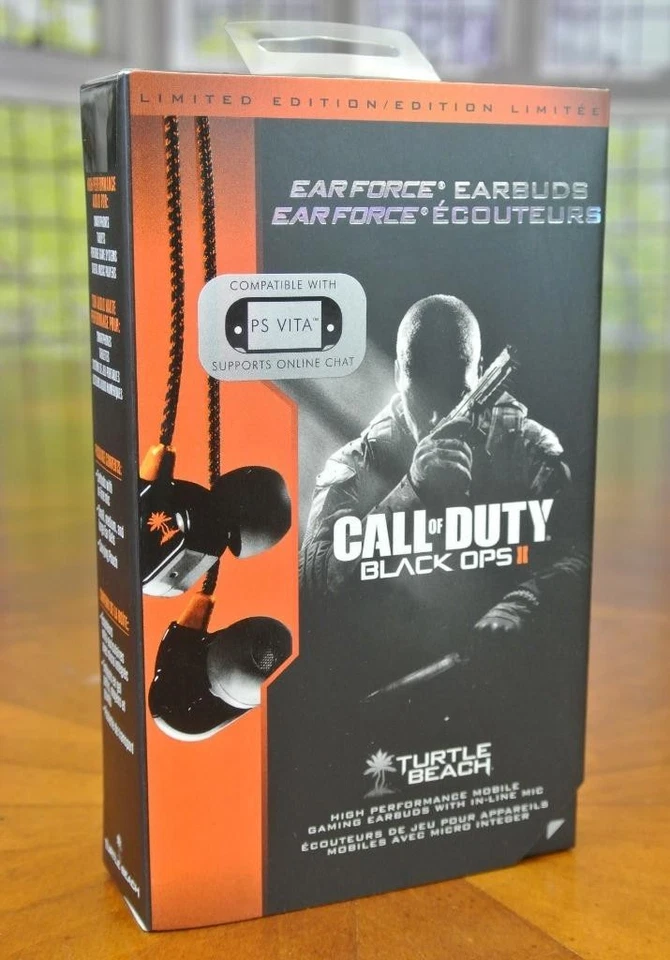 Auriculares TURTLE BEACH Sony PS VITA Call of Duty Black Ops II EARFORCE Edición Limitada Foto 1 de 1