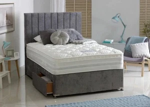 *NEW* SnT Furniture | Lined Divan Bed | 4FT6 | Drawers | Free Mattress | DOUBLE - Picture 1 of 2