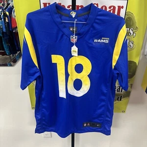 Camiseta Nike Los Angeles Rams azul #18 Cooper Kupp para hombre talla mediana - Imagen 1 de 18