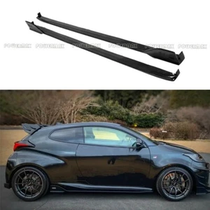 Faldones laterales de fibra de carbono estilo T fibra de carbono para Toyota GR Yaris MXPA12 GXPA16 - Imagen 1 de 6