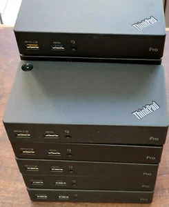 8 X LENOVO ThinkPad Pro USB 3.0 PORT REPLICATIO DOCK 40A70045UK 03X7130  03X6897 - Picture 1 of 5