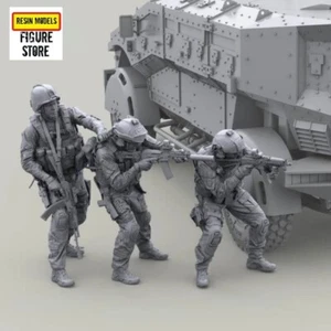 Kit Modelo Resina Escala 1:35 3 Piezas Soldados Modernos Fuerza Especial Sin Pintar - Imagen 1 de 6