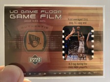 NBA Upper Deck Basketball Card Game Floor Game Film 2002-03 Hardcourt Jason Kidd