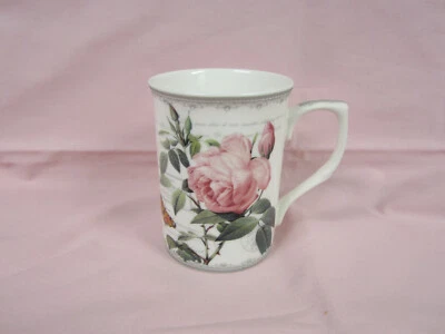 Lesser & Pavey mug, Redoute Rose, Leonardo collection, new Foto 1 de 4