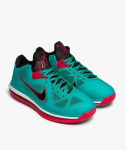 Herren Nike Lebron IX Low Turnschuhe DQ6400 300 grün/rot Größe UK 6_7_7,5 - Bild 1 von 7